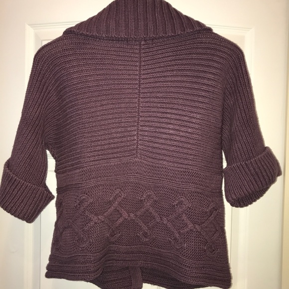 💜HOST PICK💜Big Collar Purple Cardigan - Picture 3 of 7